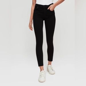 Citizens of Humanity Rocket Crop Skinny, black, sz 24